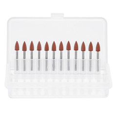 60PCS Dental Polishing Polishers Bur FG 1.6mm Mini Points Brownie Friction Grip