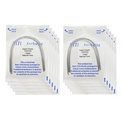 100pcs Dental Orthodontic Niti Arch Wire Natural Form Arches Round Rectangular
