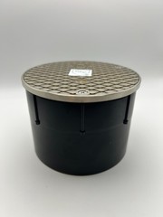 Zurn Co2450-ab4 Adjustable Floor Cleanout Piece Brass, Nickel Top 4”in PVC