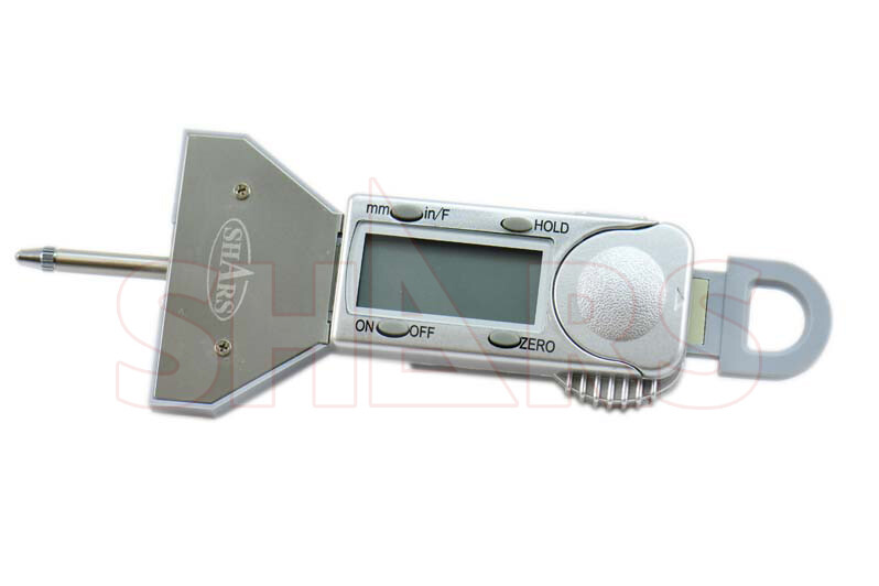 SHARS 0-4″ Electronic Digital Depth Gage Gauge .0005 Dial Indicator Tire Tread!]