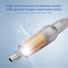 Dental Electric Motor LED Handpiece 1:5 1:1 Brushless Yabangbang