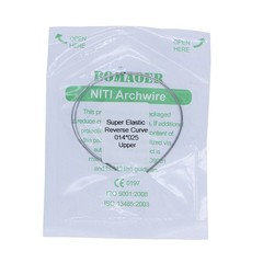 100×Dental Orthodontic Niti Rectangular Arch Wires Reverse Curve 14×25 Upper