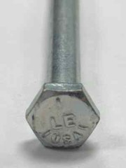 5/16-18 x 5″ Hex Head Cap Screws Grade 5, Zinc Plated, Box/25