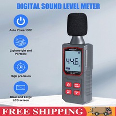 Decibel Meter, Portable Digital Noise Meter 30-130dB Sound Monitoring Tester