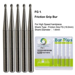 Wave Dental Round Carbide Bur FG Diamond Bur Surgical Long Round Ball High Speed
