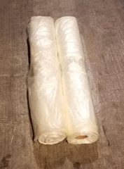 2 Rolls Poly America CF00709-0400C 9 x 400 ft. 0.7 Mil Clear Poly Film