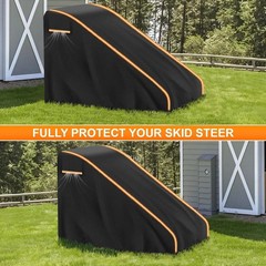 900D Mini Skid Steer Loader Cover, Heavy Duty Waterproof Mini Open Cab Skid Stee