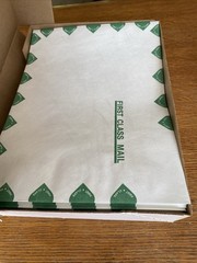 Tyvek DuPont 100ct Peel & Seal Open End First Class Envelope 9×12