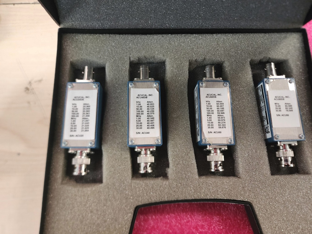 Acucal Attenuator Set 20dB,40dB,60dB,80dB