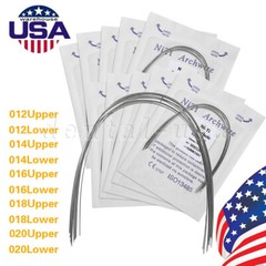 Dental Ortho Super Elastic Niti Arch Wire Round Ovoid Form for Bracket Braces CE