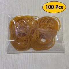 High Elastic Yellow Rubber Bands 38mm – Durable Set of 100