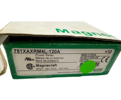 Schneider Electric 781XAXRM4L-120A Power Relay, STD, 15A, 120V