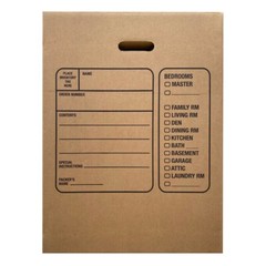 UBMOVE 10 Premium Large Corrugated Moving Boxes with Handles, 18″ x 18″ x 24″