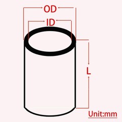 99% Alumina Ceramic Tube 100mm Thermocouple Protection Short Tubing Insulating