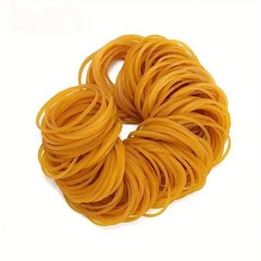 300pcs Rubber Strong Elastic 40mm Diameter Multi-Purpose Natural Rubber Bands