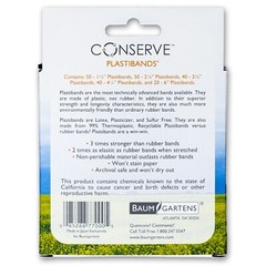 Conserve Plastibands SF-7000 by Baumgartens, Assorted Sizes, Box of 100