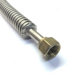 Unbranded/Generic 4′ Steel Hydraulic Hose (3/4″ Female Outlet) NOS