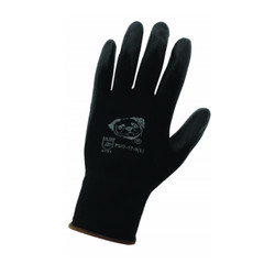 POLYURETHANE COATED GENERAL PURPOSE NYLON WORK GLOVES PUG17 LIGHTWEIGHT (XS-XXL)