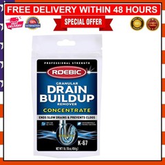 Eco-Friendly 16 Oz. Roebic Drain & Trap Cleaner – Fast-Acting Granular Formula