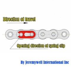 #35 NP Nickel Plated Roller Chain 10 Feet with 2 Connecting Links Anti-Corrosion
