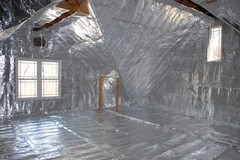 1000SF Radiant Barrier Attic Foil Reflective Insulation 4×250 Perforated 70 Gram