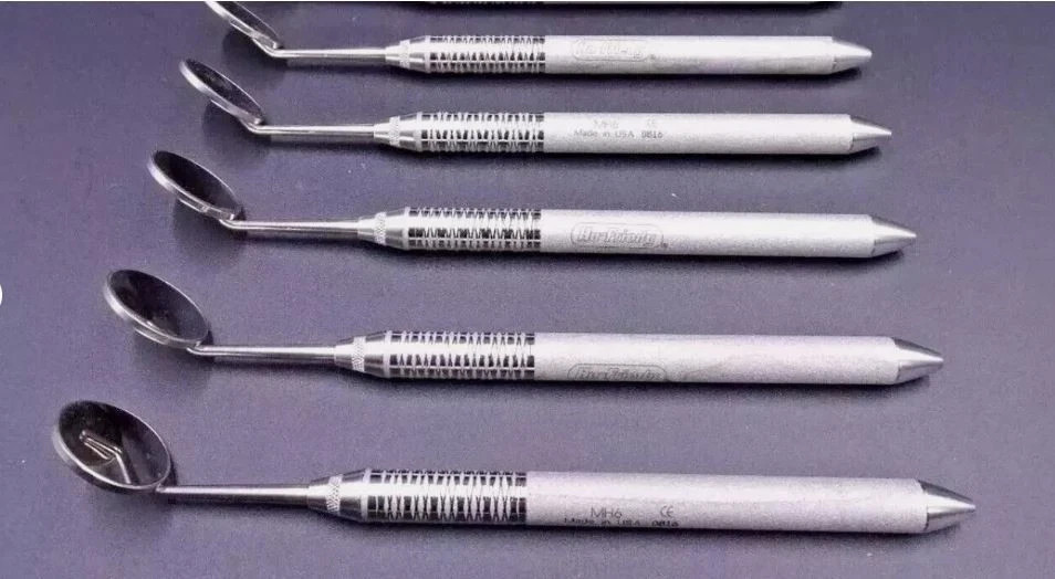 Lot of 5 Pcs Hu-Friedy MH5 Mirror Satin Steal Handle
