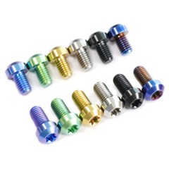 Titanium Socket Screws inner plum head Ti Bolts M4x10 15 20 25 30mm