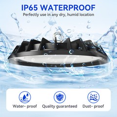 500W UFO LED High Bay Light Industrial Warehouse Factory Shop Bay Lighting 2Pack