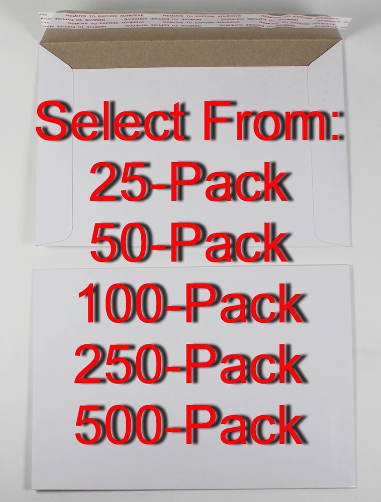 eBay Standard Envelope 6.5×4.5 Photo Cardboard Mailer 25 50 100 250 500 Bulk