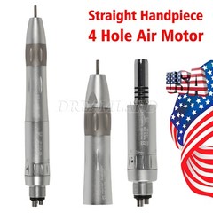 Dental Slow Low Speed Handpiece Push Contra Angle NSK Style Air Motor 4Holes