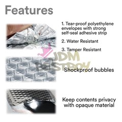 ANY SIZE Metallic Gold Poly Bubble Padded Mailers Shipping Envelopes Bag Kraft