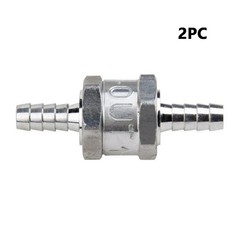 2 Pcs 8mm 5/16″ Fuel Non-Return One Way Check Valve Petrol Diesel Oil Aluminum