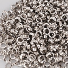 Yescom 1000 pcs 1/2″ Grommet Kit 12mm Size #4 Eyelets and Washers Nickel YES0384
