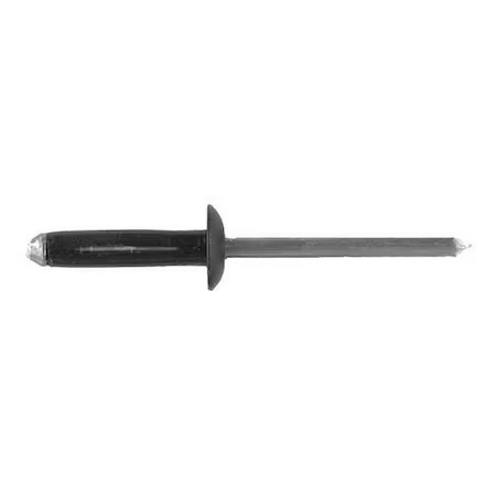 Blind Rivet, Dome Head, 3/16 In Dia., 1 In L, Aluminum Body, 25 Pk, 1609Pk