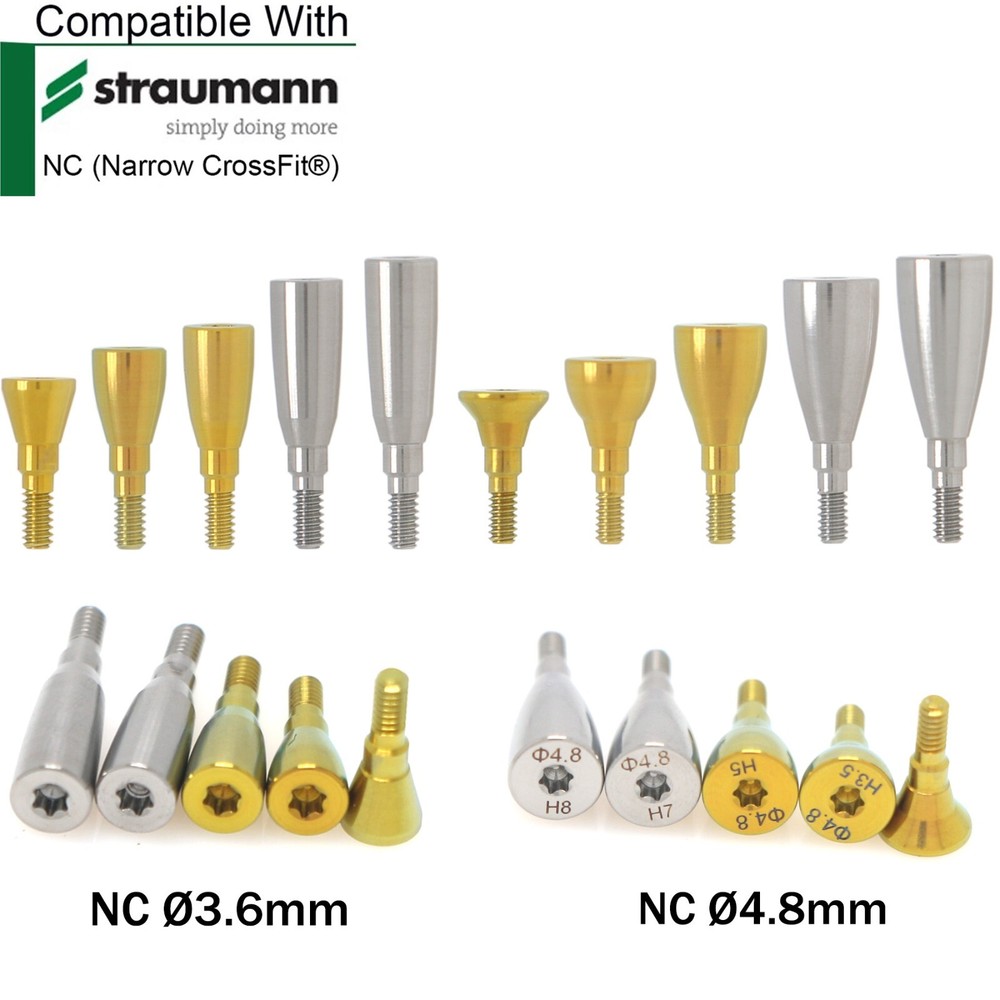 Dental NC Healing Abutment Healing Closure Caps Fits Straumann ITl BL/BLT
