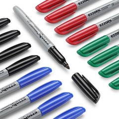 Permanent Markers Bulk, Permanent Marker Bulk Pack of 72, 4 Assorted Colors, …