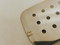 Dexter USA 8X3 Perforated Spatula Turner Stainless Wood Handle PS8698 Factory2nd