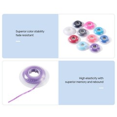 Dental Orthodontic Power Chains Braces Rubber Bands Elastic Short/Long/Closed