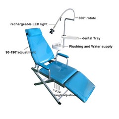 Dental Portable Mobile Delivery Unit Rolling Box Air Compressor Suction / Chair