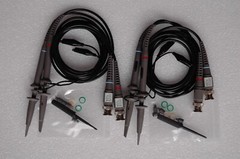 4 Four New 100MHZ Oscilloscope clip probes for HP Tektronix Hitachi, US seller