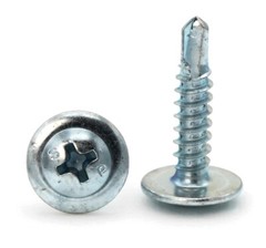 #8 Self Drilling Screws – Phillips Modified Truss Head Zinc Plated Steel -Select