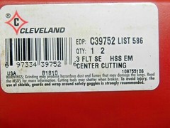 Cleveland Finishing End Mill HSS RH 2″ x 1-1/4″ x 4″ x 6-1/2″ 3FL C39752