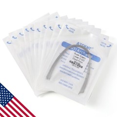 AZDENT Dental Orthodontic Super Elastic Arch Wires Round Niti/Stainless Steel