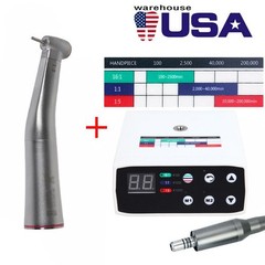 US NSK Style Dental Brushless LED Electric Micro Motor 1:5 Increasing Handpiece