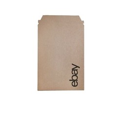 eBay Branded Black Logo Paperboard Cardboard Mailjacket Envelopes 10 Count 5 x 7