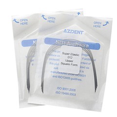AZDENT Dental Orthodontic Super Elastic NITI Arch Wire Round Ovoid/Square/Nature