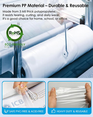 Sheet Protectors 8.5 X 11 Inch, Clear Top Loading Page Protectors for 3 Ring Bin