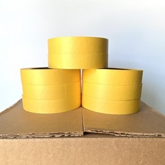 Lot Of 48 Rolls 1″ X 60 Yrds Fine Edge Yellow Painters Masking Tape NOT FOR AUTO