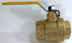 1 NEW UNBRANDED 5G125G 600WOG/250PSI BRS 1 ½” GAS BALL VALVE NNB **MAKE OFFER**