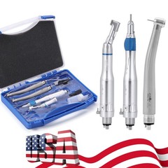 1 Set Estilo Dental 4 Agujero Alta y Baja Velocidad /Kit de Pieza de Mano de